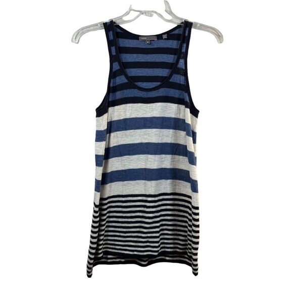 Vince Long Striped Tank - Picture 1 of 11